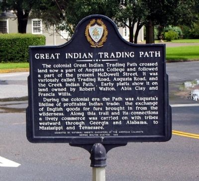 Great Indian Trading Path Marker image. Click for full size.