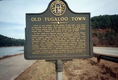 Old Tugaloo Town Marker image. Click for full size.