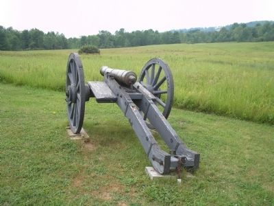 Artillery at Barber Wheat Field image. Click for full size.