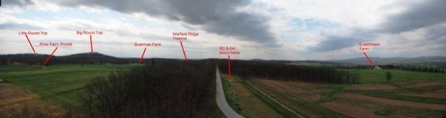 Longstreet Tower - South View Panoramic. Click for full size. Longstreet Tower - South View Panoramic image. Click for full size.