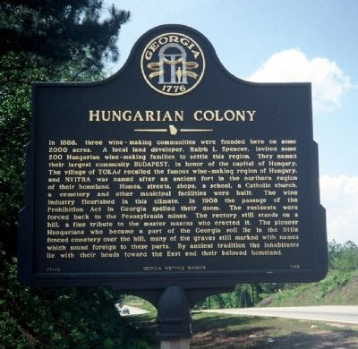 Hungarian Colony Marker image. Click for full size.