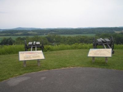 Markers at the Great Redoubt image. Click for full size.