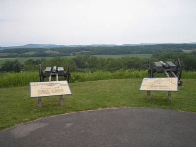 Markers at the Great Reboubt. Click for full size. Markers at the Great Reboubt image. Click for full size.