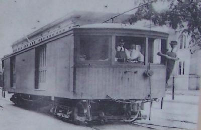 Right picture on the marker, titled "Interurban Travel" image. Click for full size.