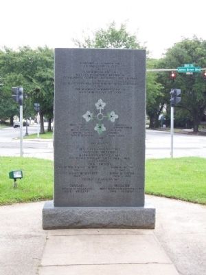 4th Infantry ( Ivy ) Division Marker,West face image. Click for full size.