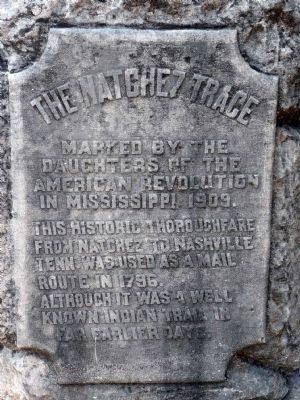 The Natchez Trace Marker image. Click for full size.