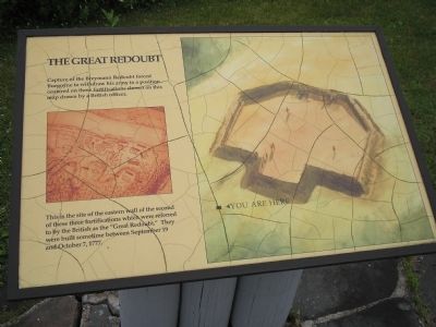 The Great Redoubt Marker image. Click for full size.