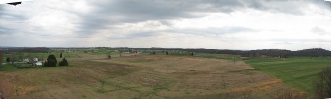 Panoramic View Looking East from the Tower. Click for full size. Panoramic View Looking East from the Tower image. Click for full size.