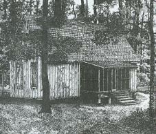 Original Beech Island<br>Agricultural Club House<br>Burned in 1967 image. Click for full size.