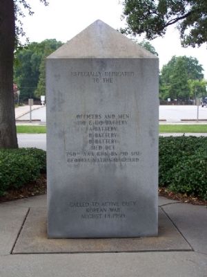 Army National Guard Marker, North Face. Click for full size. Army National Guard Marker, North Face image. Click for full size.