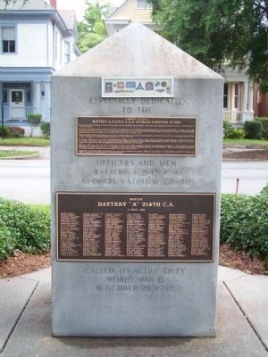 Army National Guard Marker, South face image. Click for full size.