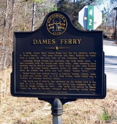 Dames Ferry Marker image. Click for full size.