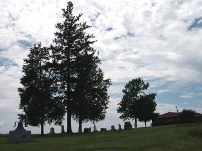 Church Bell and Old Church Cemetery image. Click for full size.