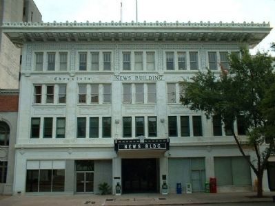 Historic Site In Journalism Marker, at right of doorway. Click for full size. Historic Site In Journalism Marker, at right of doorway image. Click for full size.