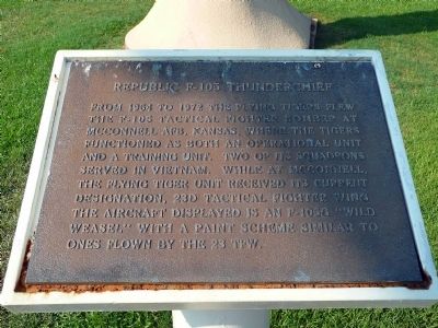 Republic F-105 Thunderchief Marker. Click for full size. Republic F-105 Thunderchief Marker image. Click for full size.