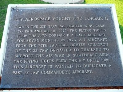 LTV Aerospace Vought A-7D Corsair II Marker image. Click for full size.