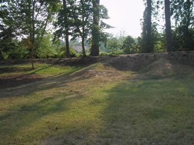 Remains of Fort Magruder image. Click for full size.