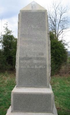 Hood's Texas Brigade Monument image. Click for full size.