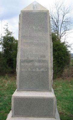 Hood's Texas Brigade Monument. Click for full size. Hood's Texas Brigade Monument image. Click for full size.
