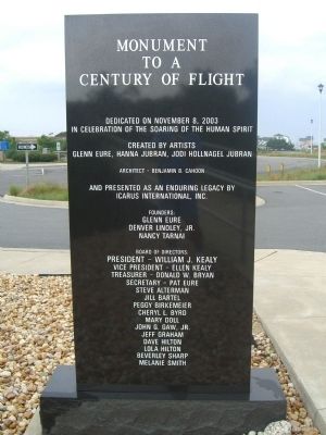 Monument to a Century of Flight Marker image. Click for full size.