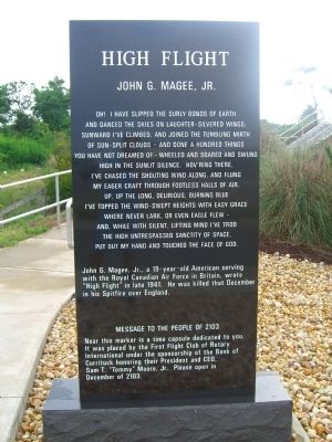Monument to a Century of Flight Marker image. Click for full size.