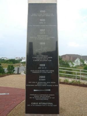 Century of Flight Monument Pylon (1990-2000) image. Click for full size.