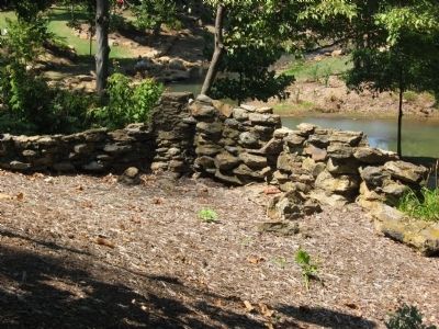 Camperdown No. 1<br>Stone Retaining Wall Ruins. image. Click for full size.