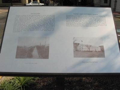Leutze Park / Marine Corps Historical Center Marker image. Click for full size.