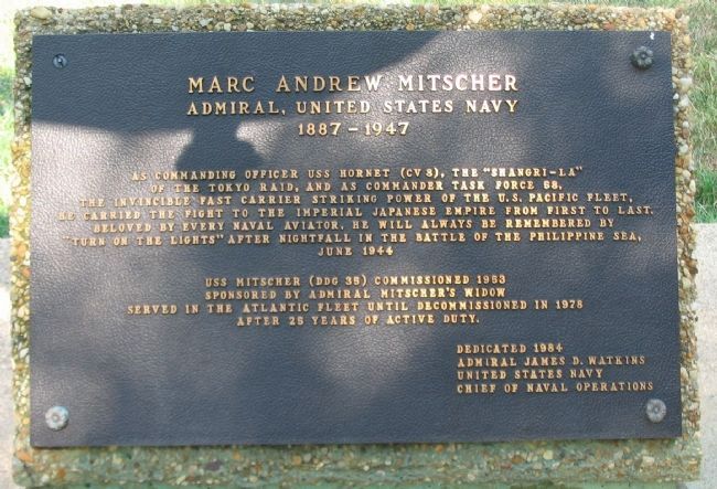 Marc Andrew Mitscher, Admiral United States Navy, 1887-1947 image. Click for full size.