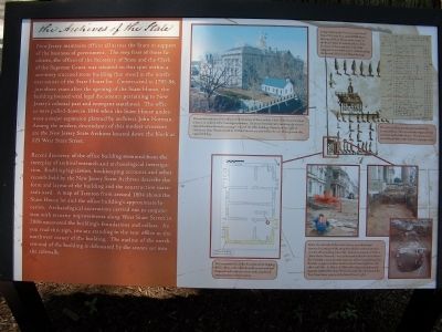 The Archives of the State Marker. Click for full size. The Archives of the State Marker image. Click for full size.