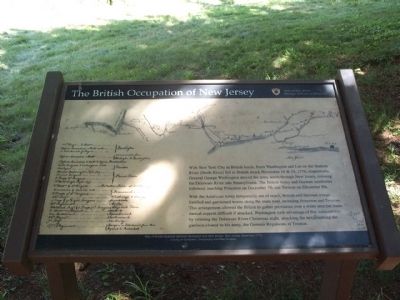 The British Occupation of New Jersey Marker image. Click for full size.