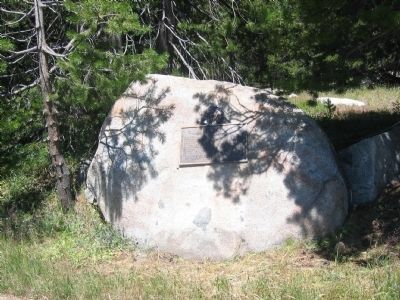 Old Emigrant Road Marker. Click for full size. Old Emigrant Road Marker image. Click for full size.