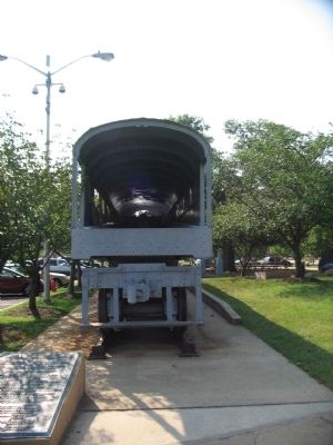 Rear of the Navy Gun Car. Click for full size. Rear of the Navy Gun Car image. Click for full size.