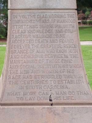 Meriwether Monument Marker </b>(east face) image. Click for full size.
