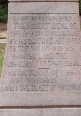 Meriwether Monument Marker </b>(north face) image. Click for full size.
