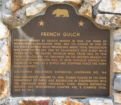 French Gulch Marker image. Click for full size.