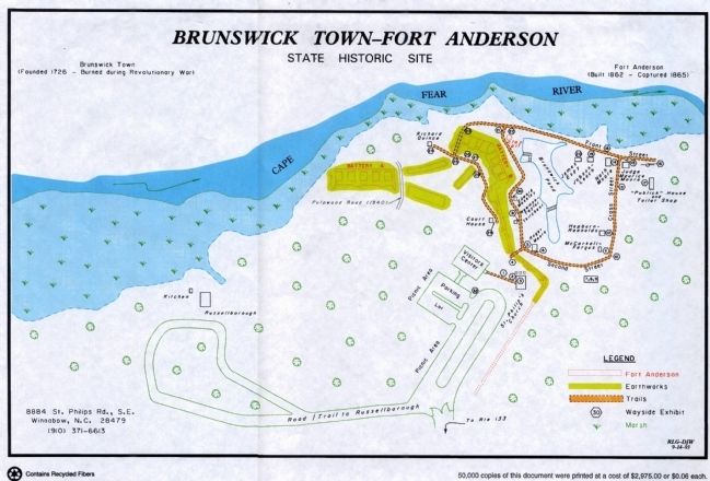 Map of Present-Day Historic Site image. Click for full size.