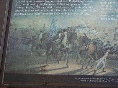 “Battle of Princeton” painting courtesy of the Princeton University Libraries image. Click for full size.