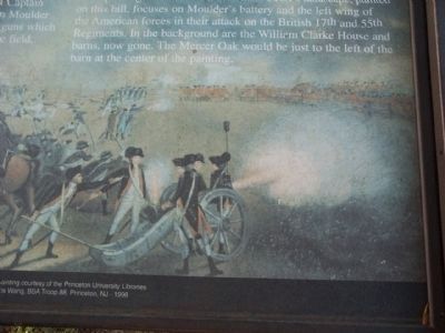 “Battle of Princeton” painting courtesy of the Princeton University Libraries image. Click for full size.
