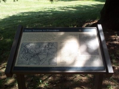 From Trenton to Princeton Marker image. Click for full size.
