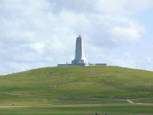 Wright Brothers National Monument and the Experiments Marker image. Click for full size.