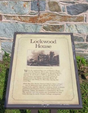 Lockwood House Marker. Click for full size. Lockwood House Marker image. Click for full size.