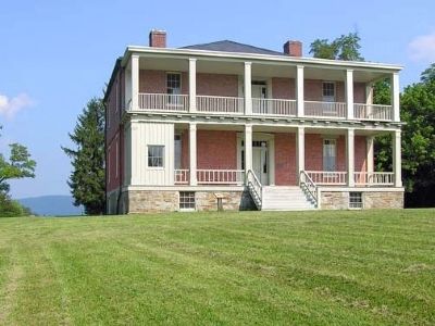 Lockwood House with Marker. Click for full size. Lockwood House with Marker image. Click for full size.