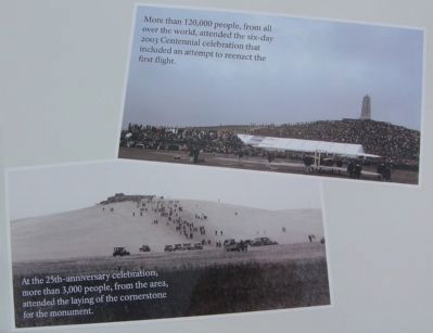Pictures of the 25th and 100th Anniversary of the First Flight image. Click for full size.
