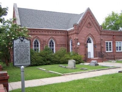 St. Thaddeus Church and Marker image. Click for full size.
