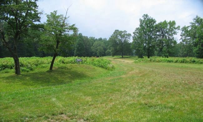 Entrenchments at Spotsylvania. Click for full size. Entrenchments at Spotsylvania image. Click for full size.