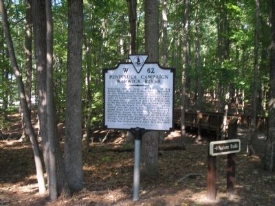 Marker in in Newport News Park image. Click for full size.