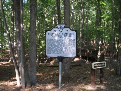 Marker in in Newport News Park. Click for full size. Marker in in Newport News Park image. Click for full size.