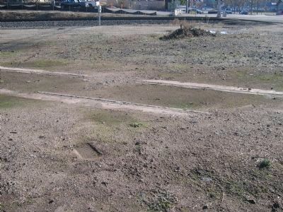 Tracks From The Roundhouse Once Located Here.. Click for full size. Tracks From The Roundhouse Once Located Here. image. Click for full size.