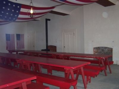 Restored Mess Hall image. Click for full size.